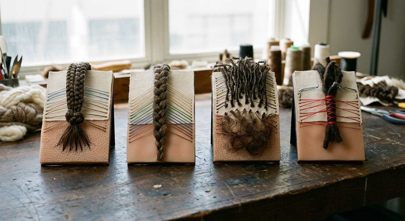 Tension distribution diagram comparing braids and loc protective styling